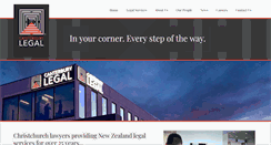 Desktop Screenshot of canterburylegal.co.nz